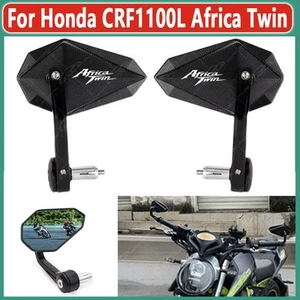 New CNC motorcycle Handlebar end rearview mirrors For Honda CRF1100L Africa Twin - Imagen 1 de 8