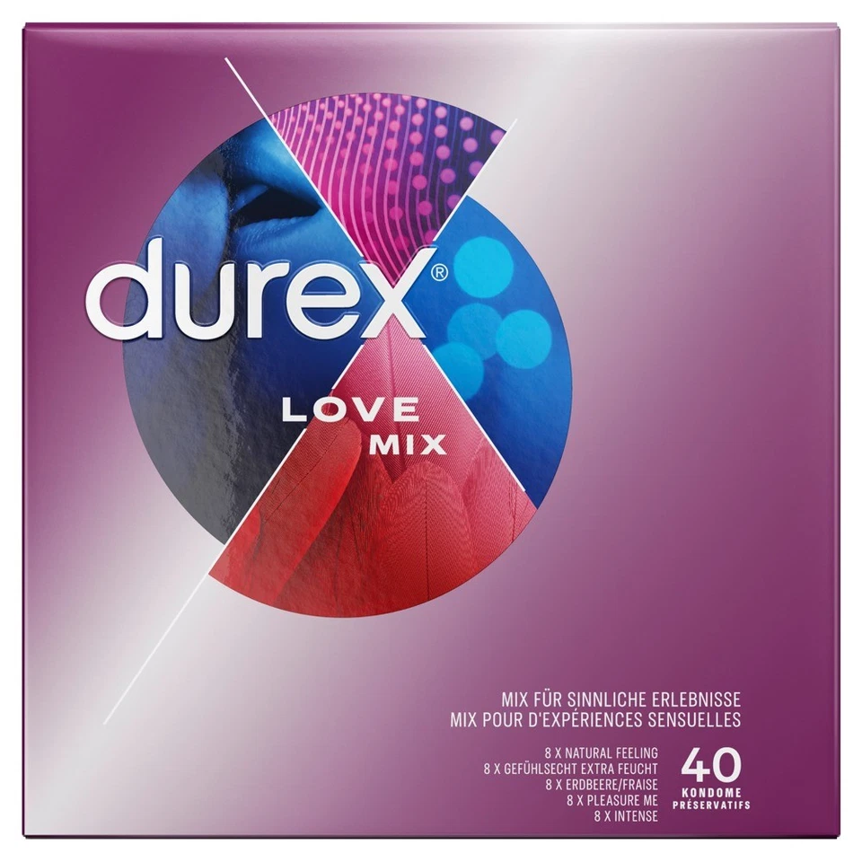 Durex Love Mix Kondome – 40er Pack