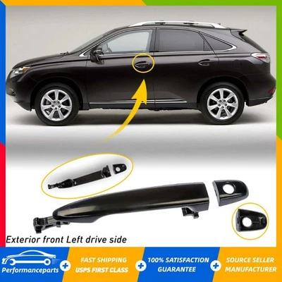 Manija de puerta delantera exterior negra lado del conductor izquierda para Toyota Camry EAC 2007-2011 Foto 1 de 4