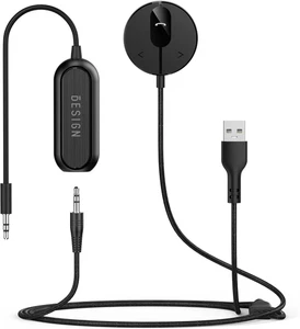 BK01 Kit Coche Bluetooth, Receptor Auxiliar Inalámbrico para Llamadas Manos Libres y Música  - Imagen 1 de 8