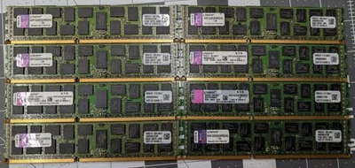 Used 64GB Kingston PC3-10600 8 GB DIMM 1333 MHz DDR3 SDRAM ECC Memory - Image 1 of 4