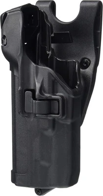 Blackhawk Serpa Level 3 Xiphos Thumb Safety Duty Holster, Black, Size 25 - Image 1 of 4
