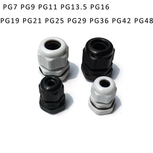 IP68 Nylon Plastic Cable Gland Waterproof Connector PG7/PG9/PG11/PG16/PG19-PG48 - Picture 1 of 8