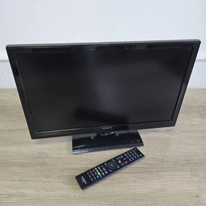 Hitachi 22 Inch TV 22HBC06U LED TV HD Flatscreen Black With Remote Working - Picture 1 of 7
