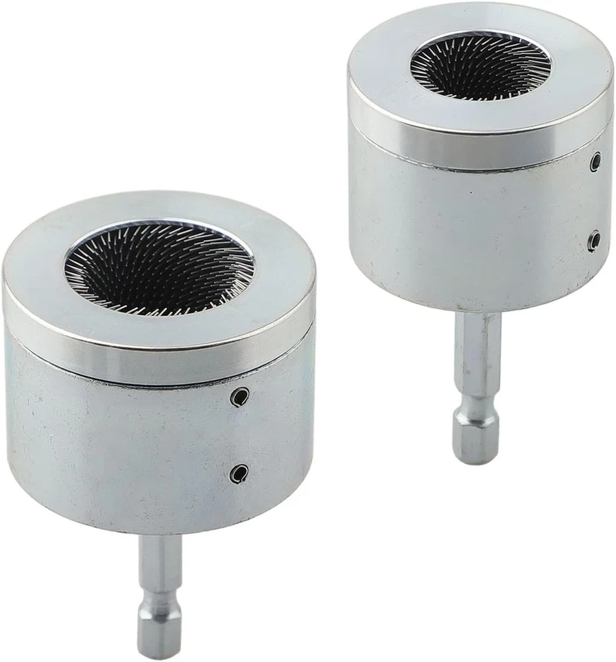 Limpiador de tuberías de taladro eléctrico de 15+22 mm 2 piezas, cepillo de limpieza de tuberías de metal para tuberías de cobre Foto 1 de 4
