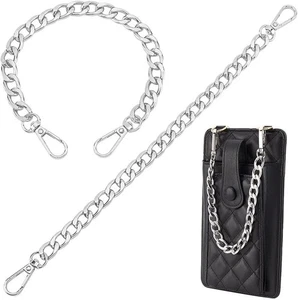 PH PandaHall 2pcs 12 Inch Silver Short Purse Extender Chain 12 Inch, - Picture 1 of 7