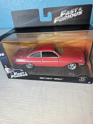 Fast & Furious - Dom's Chevy Impala 1/43 Scale Die Cast - Red - Image 1 of 4