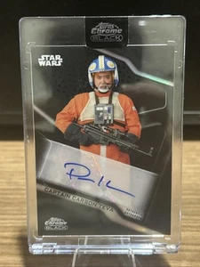 2022 Topps Star Wars Chrome Black autograph auto Paul Sun-Hyung Lee CARSON TEVA - Picture 1 of 14