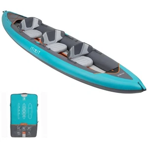 Decathlon X100 L 3 Person Inflatable Kayak - Picture 1 of 13