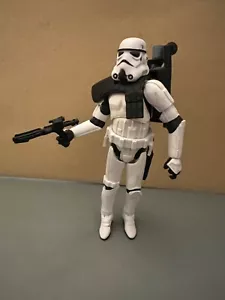 Star Wars Sandtrooper Hasbro Saga Legends + Battle Gear - Picture 1 of 6