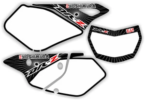 Suzuki DRZ400 Number Plate Backgrounds 400sm drz400sm Drz 400 SM Decals Graphics - Picture 1 of 10