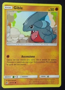 GIBLE 60/131 Carta in Italiano POKEMON SOLE LUNA Apocalisse di Luce - Foto 1 di 1