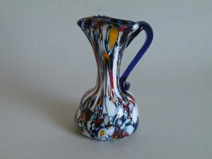 MURANO FRATELLI Millefiori GLASVASE 11,5cm Italien - Bild 1 von 8