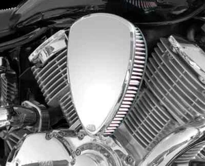 Baron Smooth Big Air Kit Cleaner Assembly Chrome Honda Fury 1300 10-17 - Picture 1 of 5