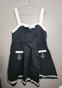 Hell Bunny Vixen Anchor Dress Size 4XL - Picture 1 of 10