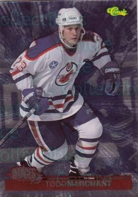 1995 Classic Images Four-Sport #115 Todd Marchant - Image 1 of 1