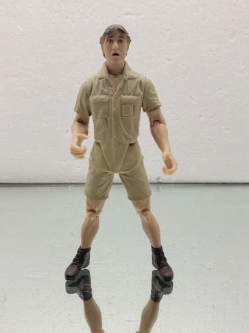 The Crocodile Hunter Steve Irwin Talking Snake Rescue Action Figure Working Cover