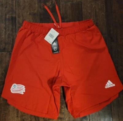 $60 adidas New England Revolution Shorts Aeroready Authentic MLS Soccer Men's L - Image 1 of 4