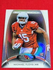 2012 Topps Platinum Michael Floyd Refractor Rookie RC #117
