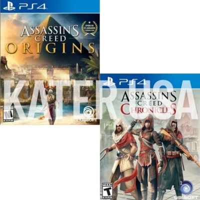 Assassin's Creed Origins + Chronicles PS4 Brand New Game Bundle (Action) - Image 1 of 4