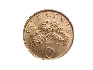 1995 Singapore 5 Cents KM# 99 - Very Nice Choice BU Collector Coin! -c3837xdx - Picture 1 of 2