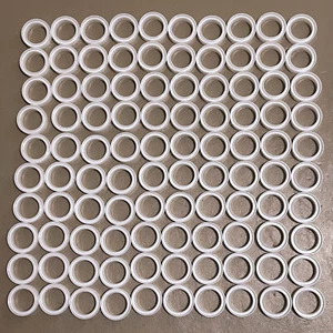 LOT of 100 EMPTY PLASTIC TAPE ROLLS - Craft Art Projects 1/2" Wide Wheels Cores - Picture 1 of 4
