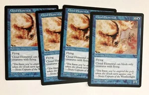 Cloud Elemental (4) Visions LP MTG Magic the Gathering - Picture 1 of 1