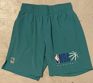 NBA Basketball Logo Shorts Teal Green VTG Y2K Rare SZ Small - Picture 1 of 5
