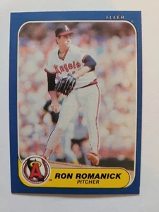 Fleer Ron Romanick 1986 #166 casi nuevo - Imagen 1 de 1