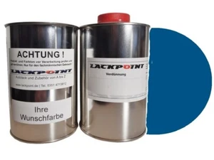 Juego de 1,5 litros imprimación 1K RAL 5005 azul para resina pintura coche relleno color - Imagen 1 de 2