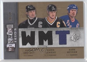2009 SPx Winning Trios /50 Wayne Gretzky Mario Lemieux Mark Messier #WT-CPT HOF