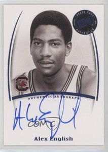 2007-08 Press Pass Legends Saturday Signatures Alex English Auto HOF