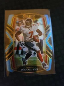 2020 Panini Select Nfl Michael Vick hellblau gestanzt Prizm Club Level - Bild 1 von 2