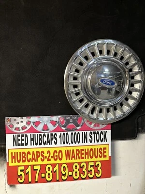 Ford Crown Victoria 1988-91 OEM tapacubos 24 ranuras 1 raro 15” usado defectos raros Foto 1 de 4