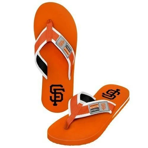 San Francisco Giants / Flip Flops Open Toe Shoes / MLB Baseball / Men's L 11-12 Cover