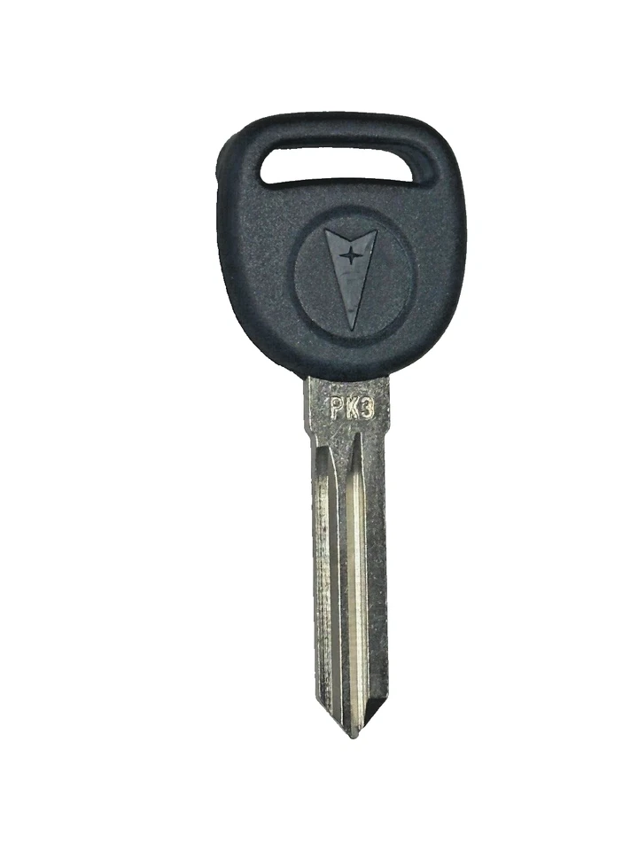 New For 2004-2008 PONTIAC GRAND PRIX Transponder Chip Logo Key Blank 5902386 - Image 1 of 2