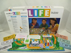 Vintage "Das Spiel des Lebens" Brettspiel von Milton Bradley - Ausgabe 1991 - vollständig - Bild 1 von 24