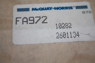 RÓTULA INFERIOR MCQUAY NORRIS FA972. Ford Lincoln y Mercury 1974-1980 Foto 1 de 3