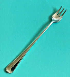 Silver Plated TIFFANY & CO Cocktail / Oyster Fork ~ mono - Picture 1 of 10
