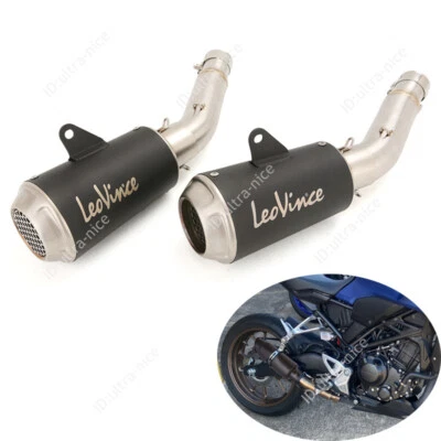 Silenciador silenciador tubo médio 51 mm conjunto de escape deslizante para Honda CB300R 2019-2025 - Imagem 1 de 4