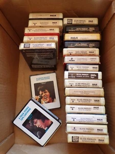 Elvis Presley Set of 22 8 Track Tapes - Picture 1 of 3