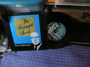 record 33 1/3 rpm rare 7" Earl Nightingale Strangest Secret. - Imagen 1 de 5