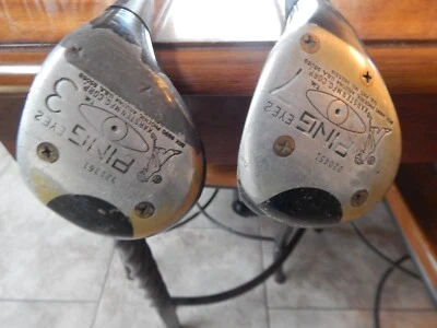 2 palos de madera vintage Ping Eye - 3 y 7 Foto 1 de 4