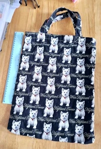 SIGNARE GOBELIN BEUTELTASCHE HIGHLAND TERRIER Westie Hund - Bild 1 von 5