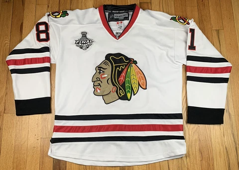 CHICAGO BLACKHAWKS REEBOK AUTHENTIC MARIAN HOSSA 2013 STANLEY CUP JERSEY SIZE 48 Cover
