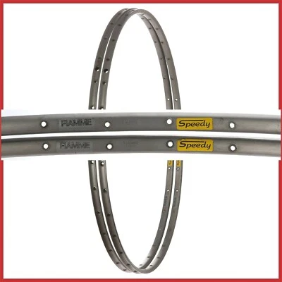 NUEVO DE LOTE FIAMME LLANTAS RÁPIDAS 28" 700c 32H BICICLETA DE CARRERAS TUBULAR DE CARRETERA VINTAGE AÑOS 80 ERGAL Foto 1 de 4