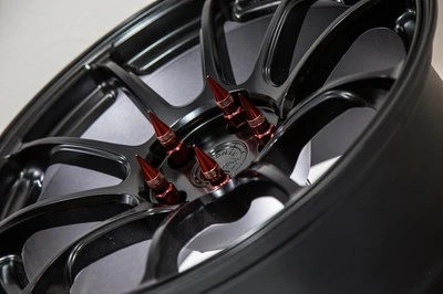 Aodhan 92 毫米加长尖凸耳螺母 12X1.25 红色 20 带 1 键 — 第 1/4 张图片