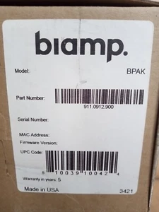 Biamp BPAK 911.0912.900 Backpack Clip Kit for Desono C-IC6 - Picture 1 of 2