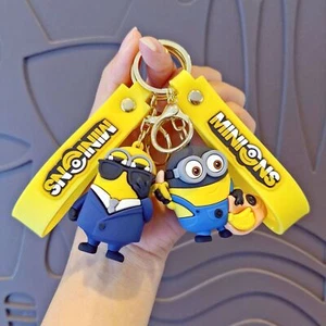New Thief Daddy Minion Keychain Bob Couple Bag Pendant Doll Car Keychain - Picture 1 of 28