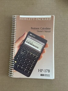MANUALE D'USO originale per calcolatrice aziendale HP-17B (libro istruzioni) - Foto 1 di 7